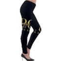 PLUGGED INTO GOLD Lightweight Velour Leggings View4