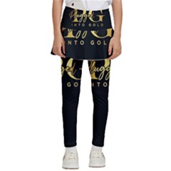 Plugged Into Gold Kids  Skirted Pants by pluggedintogold