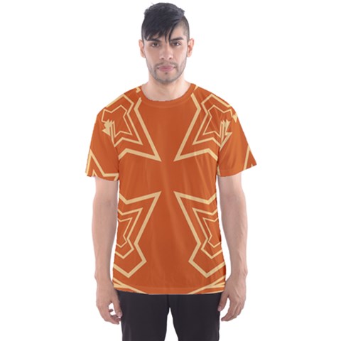 Abstract Pattern Geometric Backgrounds   Men s Sport Mesh Tee by Eskimos