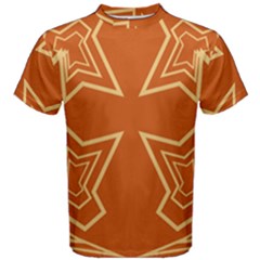 Abstract Pattern Geometric Backgrounds   Men s Cotton Tee by Eskimos