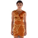 Abstract pattern geometric backgrounds   Wrap Front Bodycon Dress View1