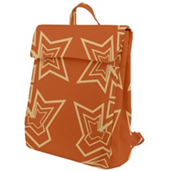 Abstract Pattern Geometric Backgrounds   Flap Top Backpack by Eskimos