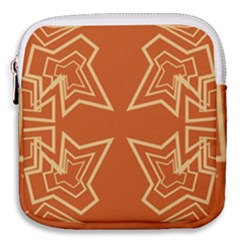 Abstract Pattern Geometric Backgrounds   Mini Square Pouch by Eskimos