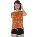 Abstract pattern geometric backgrounds   Short Sleeve Foldover Tee View1