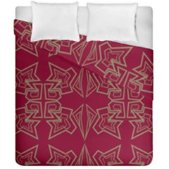 Abstract Pattern Geometric Backgrounds   Duvet Cover Double Side (california King Size) by Eskimos