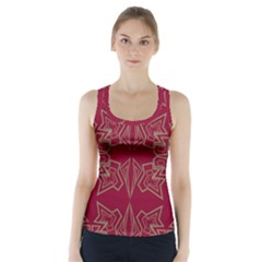 Abstract Pattern Geometric Backgrounds   Racer Back Sports Top by Eskimos