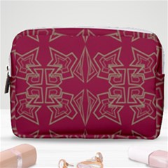 Abstract Pattern Geometric Backgrounds   Make Up Pouch (medium) by Eskimos