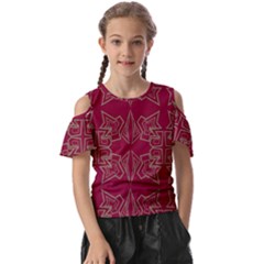 Abstract Pattern Geometric Backgrounds   Kids  Butterfly Cutout Tee