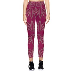 Abstract Pattern Geometric Backgrounds   Pocket Leggings  by Eskimos