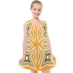 Abstract Pattern Geometric Backgrounds   Kids  Cross Back Dress by Eskimos