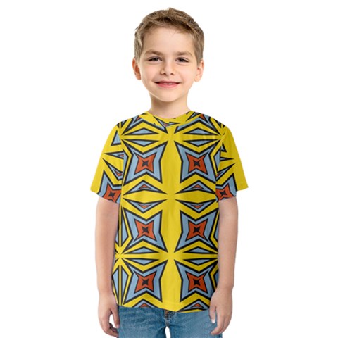 Abstract Pattern Geometric Backgrounds   Kids  Sport Mesh Tee by Eskimos