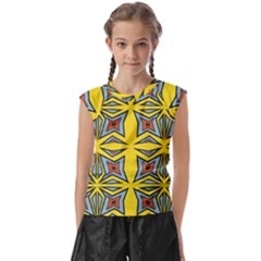 Abstract Pattern Geometric Backgrounds   Kids  Raglan Cap Sleeve Tee by Eskimos