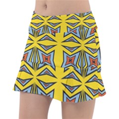 Abstract Pattern Geometric Backgrounds   Classic Tennis Skirt by Eskimos