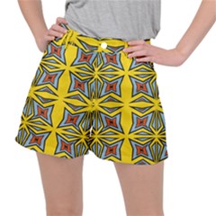 Abstract Pattern Geometric Backgrounds   Ripstop Shorts by Eskimos