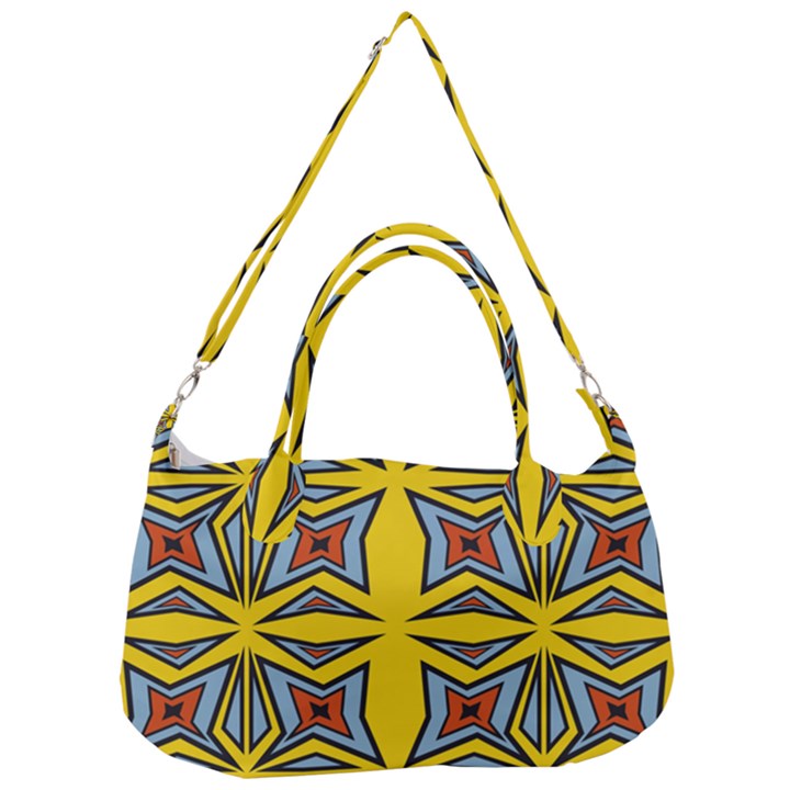 Abstract pattern geometric backgrounds   Removal Strap Handbag