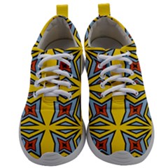 Abstract Pattern Geometric Backgrounds   Mens Athletic Shoes by Eskimos