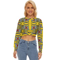 Abstract Pattern Geometric Backgrounds   Lightweight Long Sleeve Sweatshirt by Eskimos