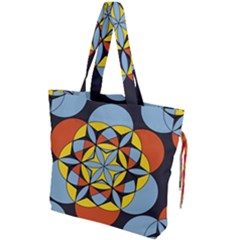 Abstract Pattern Geometric Backgrounds   Drawstring Tote Bag by Eskimos