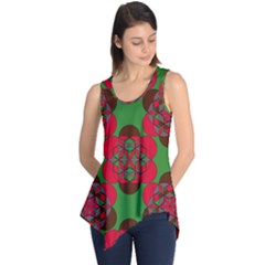 Abstract Pattern Geometric Backgrounds   Sleeveless Tunic by Eskimos