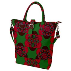 Abstract Pattern Geometric Backgrounds   Buckle Top Tote Bag by Eskimos