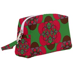 Abstract Pattern Geometric Backgrounds   Wristlet Pouch Bag (large) by Eskimos