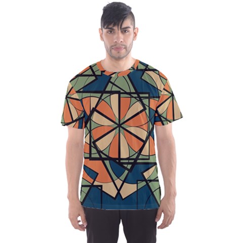 Abstract Pattern Geometric Backgrounds   Men s Sport Mesh Tee by Eskimos