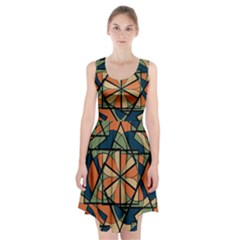 Abstract Pattern Geometric Backgrounds   Racerback Midi Dress by Eskimos