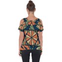 Abstract pattern geometric backgrounds   Cut Out Side Drop Tee View2