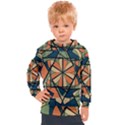 Abstract pattern geometric backgrounds   Kids  Hooded Pullover View1