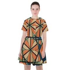 Abstract Pattern Geometric Backgrounds   Sailor Dress by Eskimos