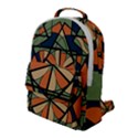 Abstract pattern geometric backgrounds   Flap Pocket Backpack (Large) View1