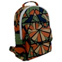 Abstract pattern geometric backgrounds   Flap Pocket Backpack (Large) View2