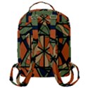 Abstract pattern geometric backgrounds   Flap Pocket Backpack (Large) View3