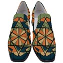 Abstract pattern geometric backgrounds   Women Slip On Heel Loafers View1