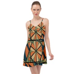 Abstract Pattern Geometric Backgrounds   Summer Time Chiffon Dress by Eskimos