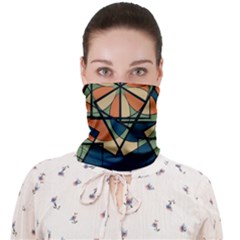 Abstract Pattern Geometric Backgrounds   Face Covering Bandana (adult) by Eskimos