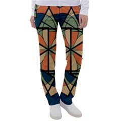 Abstract Pattern Geometric Backgrounds   Women s Casual Pants