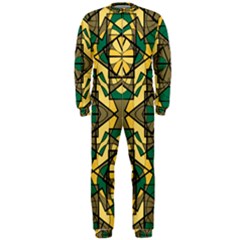 Abstract Pattern Geometric Backgrounds   Onepiece Jumpsuit (men)  by Eskimos