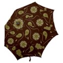 Floral pattern paisley style  Hook Handle Umbrellas (Medium) View2