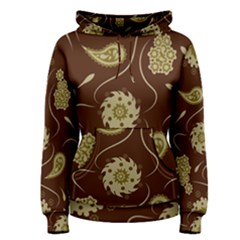 Floral Pattern Paisley Style  Women s Pullover Hoodie by Eskimos