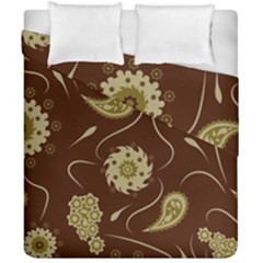 Floral Pattern Paisley Style  Duvet Cover Double Side (california King Size) by Eskimos