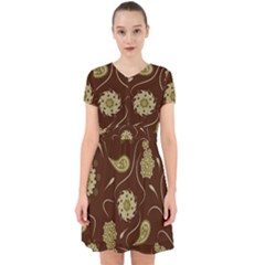 Floral Pattern Paisley Style  Adorable In Chiffon Dress by Eskimos