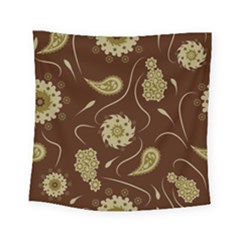 Floral Pattern Paisley Style  Square Tapestry (small) by Eskimos