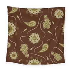 Floral Pattern Paisley Style  Square Tapestry (large) by Eskimos