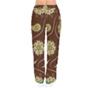 Floral pattern paisley style  Women velvet Drawstring Pants View2