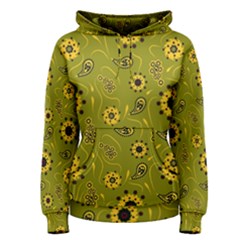 Floral Pattern Paisley Style  Women s Pullover Hoodie by Eskimos