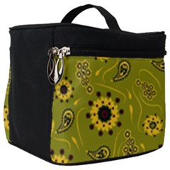 Floral Pattern Paisley Style  Make Up Travel Bag (big) by Eskimos