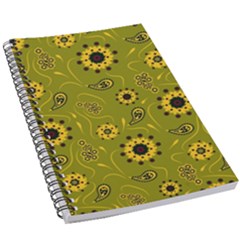 Floral Pattern Paisley Style  5 5  X 8 5  Notebook by Eskimos