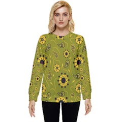 Floral Pattern Paisley Style  Hidden Pocket Sweatshirt by Eskimos