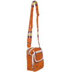 Floral Pattern Paisley Style  Shoulder Strap Belt Bag by Eskimos